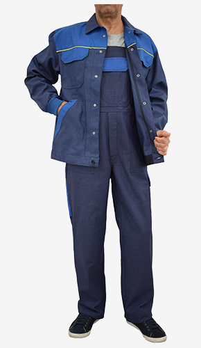 JACKET and TROUSERS with suspenders FIRE RESISTANT